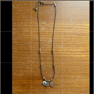 TOPSHOP • hamsa/evil eye/ om necklace 🧿📿🕉